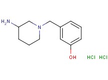 3-[(3-amino-1-piperidinyl)methyl]phenol dihydrochloride