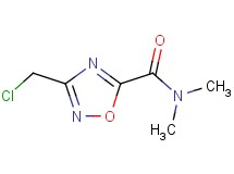 3-(chloromethyl)-N,N-dimethyl-1,2,4-oxadiazole-5-carboxamide