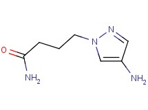 4-(4-amino-1H-pyrazol-1-yl)butanamide 4-(4-amino-1H-pyrazol-1-yl)butanamide
