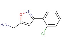 1-[3-(2-chlorophenyl)-5-isoxazolyl]methanamine
