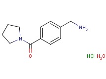 [4-(1-pyrrolidinylcarbonyl)benzyl]amine hydrochloride hydrate
