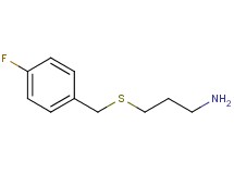 3-[(4-fluorobenzyl)thio]-1-propanamine