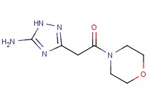 3-[2-(4-morpholinyl)-2-oxoethyl]-1H-1,2,4-triazol-5-amine
