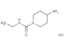 4-amino-N-ethyl-1-piperidinecarboxamide hydrochloride 4-amino-N-ethyl-1-piperidinecarboxamide hydrochloride
