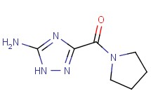3-(1-pyrrolidinylcarbonyl)-1H-1,2,4-triazol-5-amine