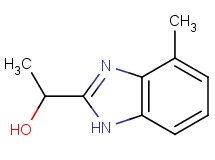 1-(4-methyl-1H-benzimidazol-2-yl)ethanol 1-(4-methyl-1H-benzimidazol-2-yl)ethanol