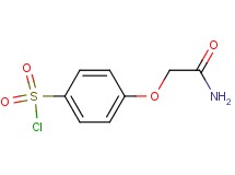 4-(2-amino-2-oxoethoxy)benzenesulfonyl chloride 4-(2-amino-2-oxoethoxy)benzenesulfonyl chloride