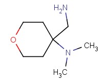 4-(aminomethyl)-N,N-dimethyltetrahydro-2H-pyran-4-amine 4-(aminomethyl)-N,N-dimethyltetrahydro-2H-pyran-4-amine