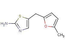 5-[(5-methyl-2-furyl)methyl]-1,3-thiazol-2-amine