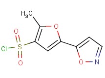 5-(5-isoxazolyl)-2-methyl-3-furansulfonyl chloride 5-(5-isoxazolyl)-2-methyl-3-furansulfonyl chloride