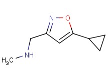 1-(5-cyclopropyl-3-isoxazolyl)-N-methylmethanamine 1-(5-cyclopropyl-3-isoxazolyl)-N-methylmethanamine