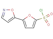 5-(5-isoxazolyl)-2-furansulfonyl chloride 5-(5-isoxazolyl)-2-furansulfonyl chloride
