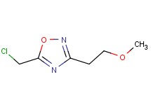5-(chloromethyl)-3-(2-methoxyethyl)-1,2,4-oxadiazole