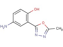 4-amino-2-(5-methyl-1,3,4-oxadiazol-2-yl)phenol 4-amino-2-(5-methyl-1,3,4-oxadiazol-2-yl)phenol