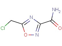 5-(chloromethyl)-1,2,4-oxadiazole-3-carboxamide