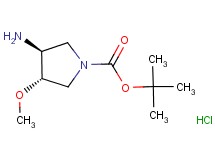 tert-butyl trans-3-amino-4-methoxy-1-pyrrolidinecarboxylate hydrochloride tert-butyl trans-3-amino-4-methoxy-1-pyrrolidinecarboxylate hydrochloride