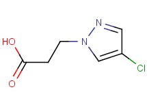 3-(4-chloro-1H-pyrazol-1-yl)propanoic acid 3-(4-chloro-1H-pyrazol-1-yl)propanoic acid