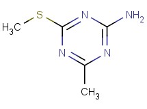 4-methyl-6-(methylthio)-1,3,5-triazin-2-amine
