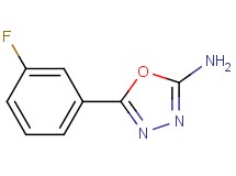 5-(3-fluorophenyl)-1,3,4-oxadiazol-2-amine