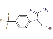1-methyl-5-(trifluoromethyl)-1H-benzimidazol-2-amine hydrobromide