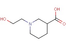 1-(2-hydroxyethyl)-3-piperidinecarboxylic acid 1-(2-hydroxyethyl)-3-piperidinecarboxylic acid