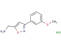 {[3-(3-methoxyphenyl)-5-isoxazolyl]methyl}amine hydrochloride