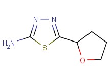 5-(tetrahydro-2-furanyl)-1,3,4-thiadiazol-2-amine