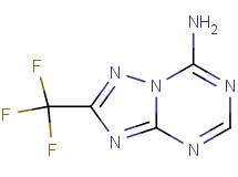 2-(trifluoromethyl)[1,2,4]triazolo[1,5-a][1,3,5]triazin-7-amine