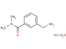 3-(aminomethyl)-N,N-dimethylbenzamide hydrochloride hydrate 3-(aminomethyl)-N,N-dimethylbenzamide hydrochloride hydrate
