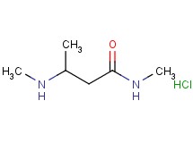 N-methyl-3-(methylamino)butanamide hydrochloride N-methyl-3-(methylamino)butanamide hydrochloride