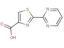 2-(2-pyrimidinyl)-1,3-thiazole-4-carboxylic acid 2-(2-pyrimidinyl)-1,3-thiazole-4-carboxylic acid