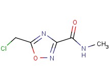 5-(chloromethyl)-N-methyl-1,2,4-oxadiazole-3-carboxamide