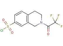 2-(trifluoroacetyl)-1,2,3,4-tetrahydro-7-isoquinolinesulfonyl chloride 2-(trifluoroacetyl)-1,2,3,4-tetrahydro-7-isoquinolinesulfonyl chloride