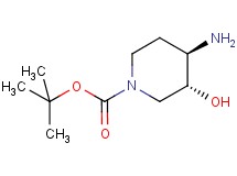 tert-butyl trans-4-amino-3-hydroxy-1-piperidinecarboxylate