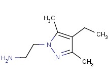 2-(4-ethyl-3,5-dimethyl-1H-pyrazol-1-yl)ethanamine 2-(4-ethyl-3,5-dimethyl-1H-pyrazol-1-yl)ethanamine