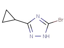5-bromo-3-cyclopropyl-1H-1,2,4-triazole 5-bromo-3-cyclopropyl-1H-1,2,4-triazole