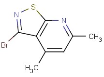 3-bromo-4,6-dimethylisothiazolo[5,4-b]pyridine