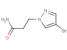 3-(4-bromo-1H-pyrazol-1-yl)propanamide 3-(4-bromo-1H-pyrazol-1-yl)propanamide