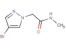 2-(4-bromo-1H-pyrazol-1-yl)-N-methylacetamide 2-(4-bromo-1H-pyrazol-1-yl)-N-methylacetamide