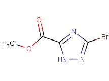 methyl 3-bromo-1H-1,2,4-triazole-5-carboxylate methyl 3-bromo-1H-1,2,4-triazole-5-carboxylate
