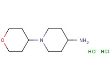 1-(tetrahydro-2H-pyran-4-yl)-4-piperidinamine dihydrochloride 1-(tetrahydro-2H-pyran-4-yl)-4-piperidinamine dihydrochloride