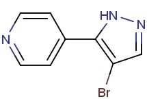 4-(4-bromo-1H-pyrazol-5-yl)pyridine 4-(4-bromo-1H-pyrazol-5-yl)pyridine