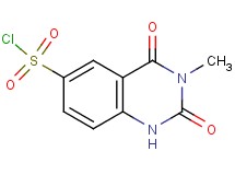 3-methyl-2,4-dioxo-1,2,3,4-tetrahydro-6-quinazolinesulfonyl chloride 3-methyl-2,4-dioxo-1,2,3,4-tetrahydro-6-quinazolinesulfonyl chloride