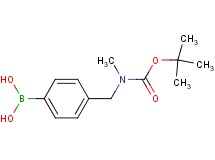 (4-{[(tert-butoxycarbonyl)(methyl)amino]methyl}phenyl)boronic acid