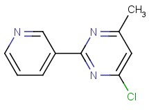 4-chloro-6-methyl-2-(3-pyridinyl)pyrimidine 4-chloro-6-methyl-2-(3-pyridinyl)pyrimidine