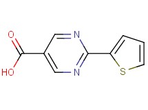 2-(2-thienyl)-5-pyrimidinecarboxylic acid 2-(2-thienyl)-5-pyrimidinecarboxylic acid