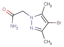 2-(4-bromo-3,5-dimethyl-1H-pyrazol-1-yl)acetamide 2-(4-bromo-3,5-dimethyl-1H-pyrazol-1-yl)acetamide