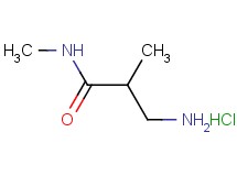 3-amino-N,2-dimethylpropanamide hydrochloride 3-amino-N,2-dimethylpropanamide hydrochloride