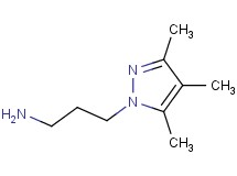 3-(3,4,5-trimethyl-1H-pyrazol-1-yl)-1-propanamine 3-(3,4,5-trimethyl-1H-pyrazol-1-yl)-1-propanamine