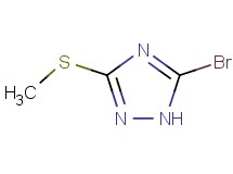 5-bromo-3-(methylthio)-1H-1,2,4-triazole 5-bromo-3-(methylthio)-1H-1,2,4-triazole